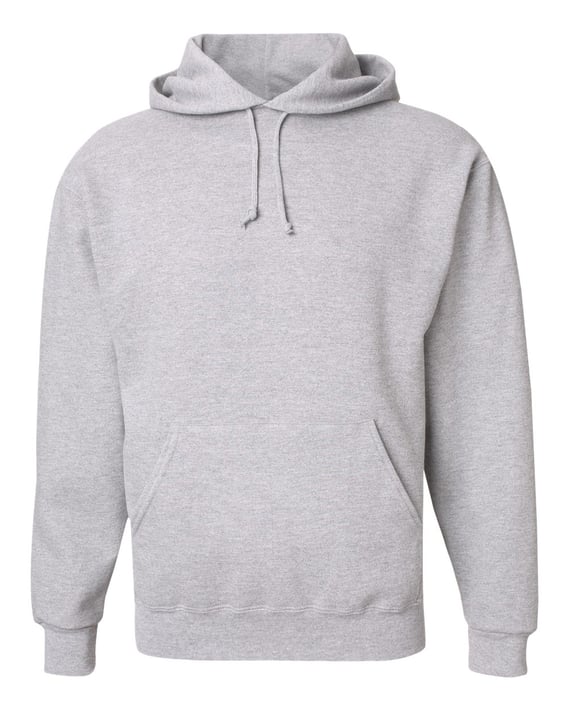 Front view of Super Sweats NuBlend® Hooded Sweatshirt