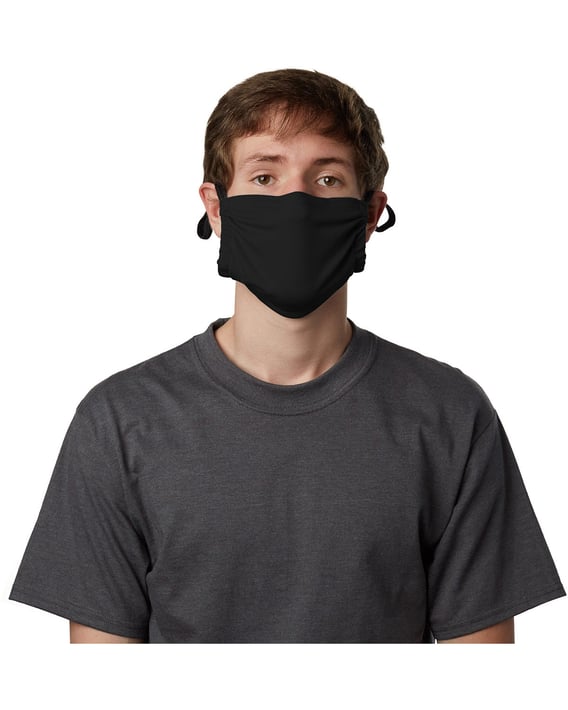 Front view of Adult Polyester Adjustable Pocket Mask