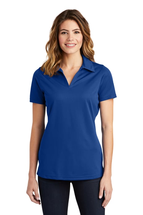 Front view of Women's PosiCharge&reg; Active Textured Polo
