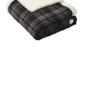 Front view of Flannel Sherpa Blanket