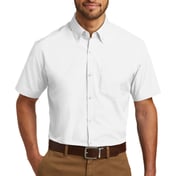 Front view of Short Sleeve Carefree Poplin Shirt