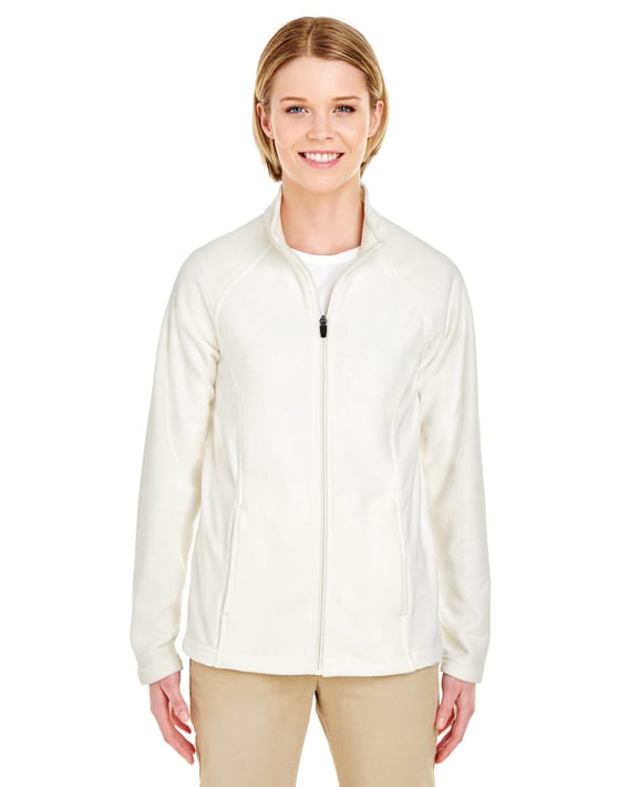 Front view of Ladies’ Cool & Dry Full-Zip Microfleece