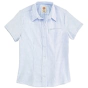 Front view of Women’s Short Sleeve Stretch Oxford Shirt