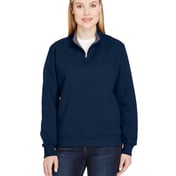 Front view of Ladies’ 7.2 Oz. Sofspun Quarter-Zip Sweatshirt