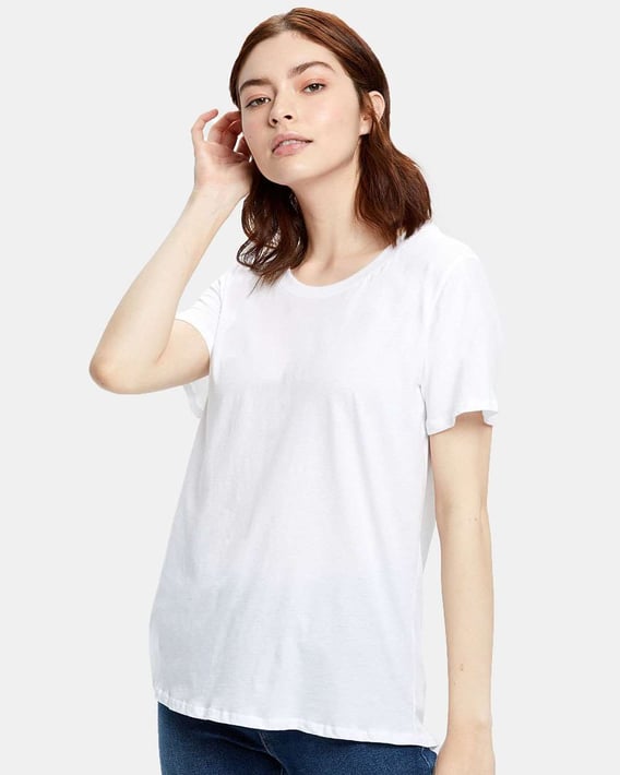 Front view of Women’s Loose Fit Boyfriend Tee