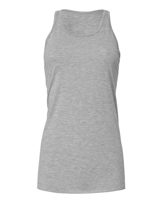 Front view of Women’s Flowy Racerback Tank