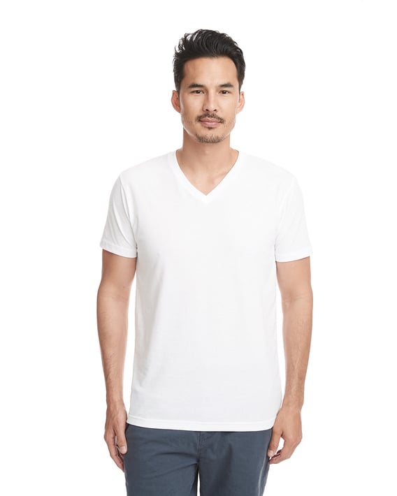 Front view of Men’s Sueded V-Neck T-Shirt