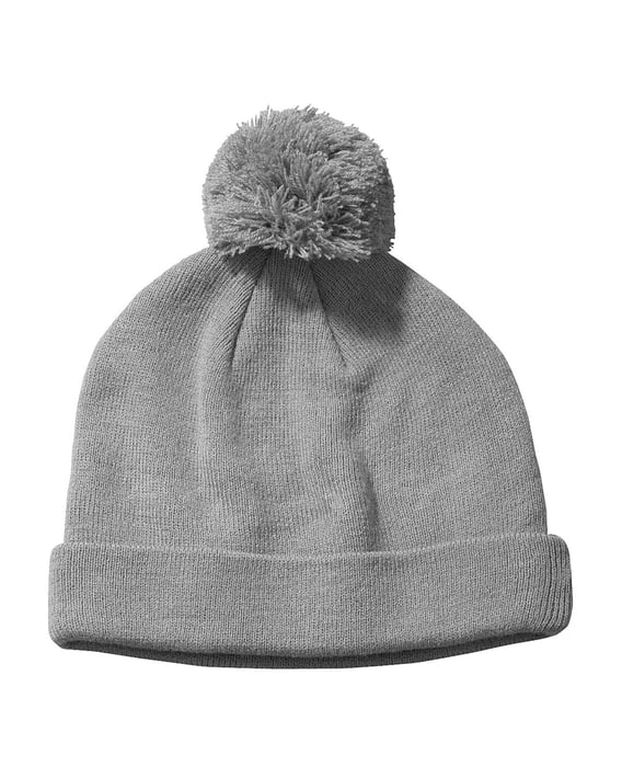 Front view of Knit Pom Beanie