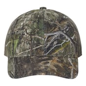Front view of Platinum Series Performance Camo Cap
