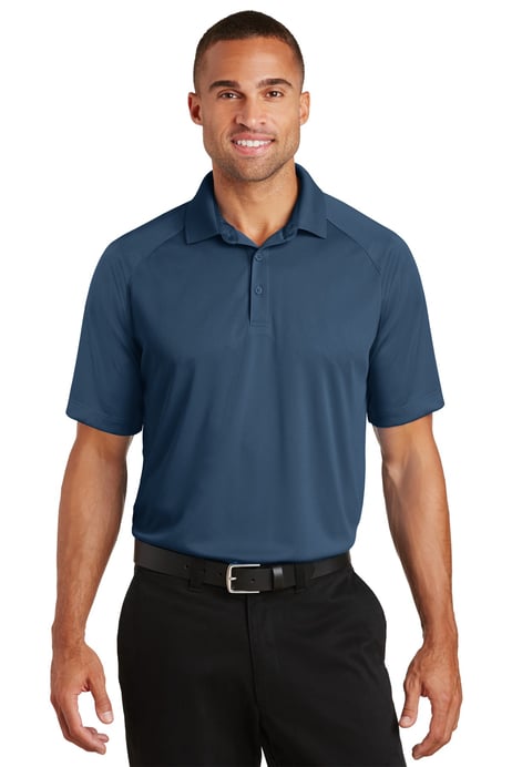 Front view of Crossover Raglan Polo