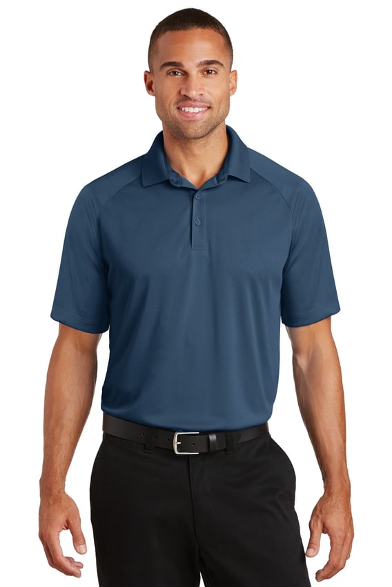 Front view of Crossover Raglan Polo