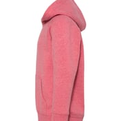 Side view of Toddler Special Blend Raglan Hooded Sweatshirt