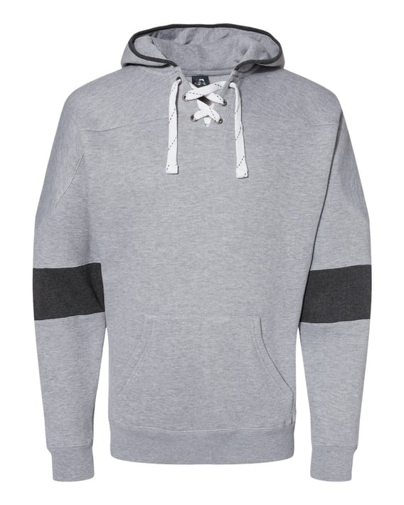 Front view of Sport Lace Colorblocked Fleece Hooded Sweatshirt