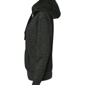 Side view of Women’s Glitter French Terry Hooded Sweatshirt