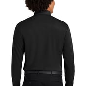 Back view of PosiCharge ® RacerMesh ® Long Sleeve Polo
