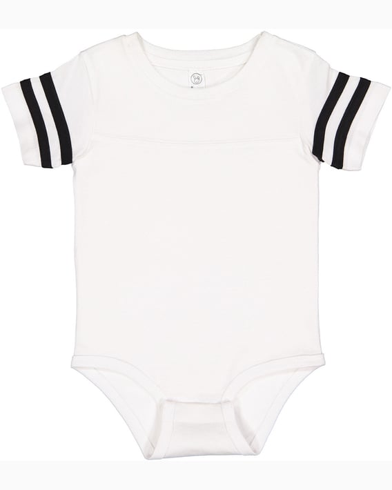 Front view of Infant Football Bodysuit