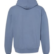 Back view of Garment-Dyed Hooded Sweatshirt