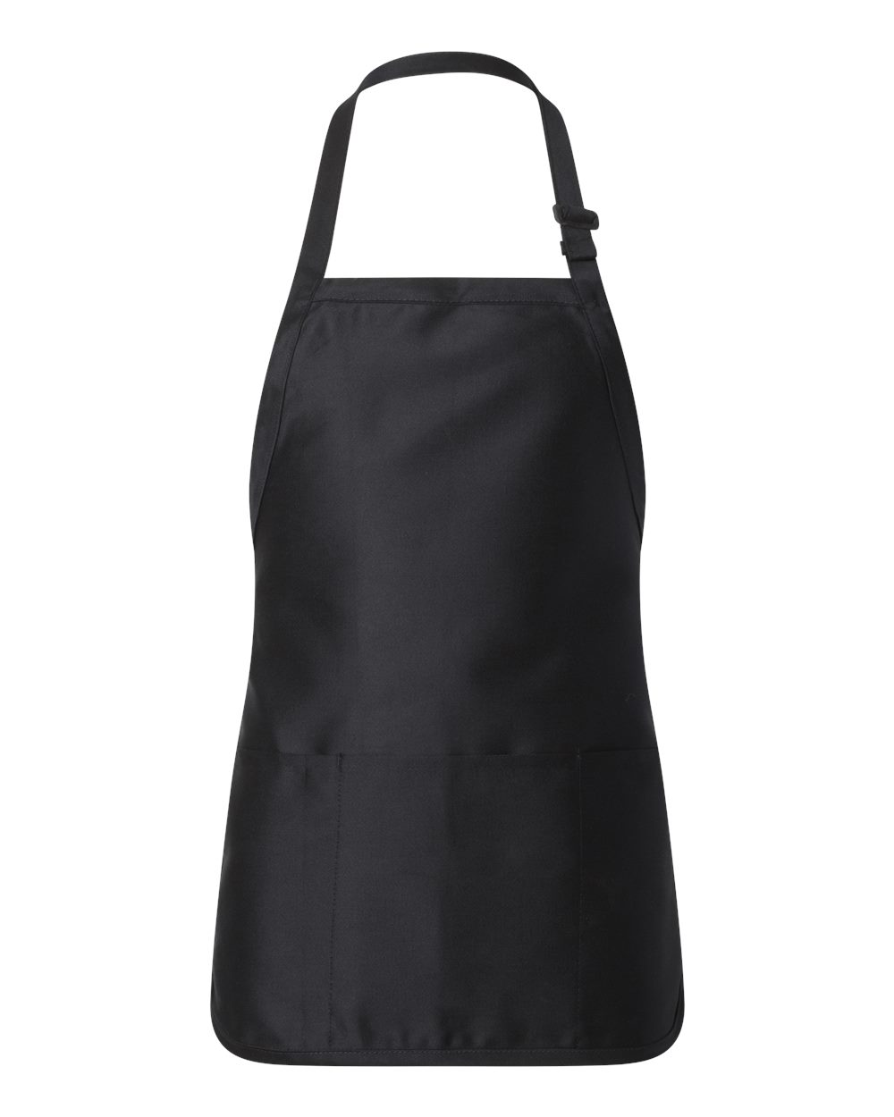 Front view of Full-Length Apron With Pouch Pocket