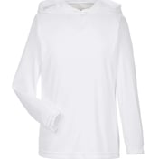 Front view of Youth Zone Performance Hooded T-Shirt