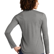 Back view of Women’s Tri-Blend Long Sleeve Tee