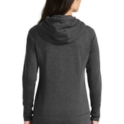 Back view of Women’s Tri-Blend Fleece Full-Zip Hoodie