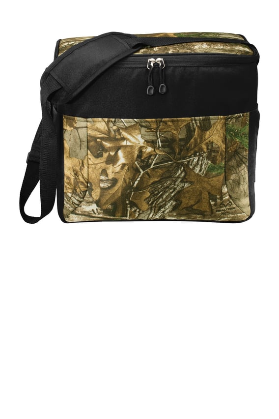Front view of Camouflage 24-Can Cube Cooler