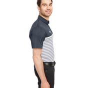 Side view of Men’s Stripe MixUp Polo