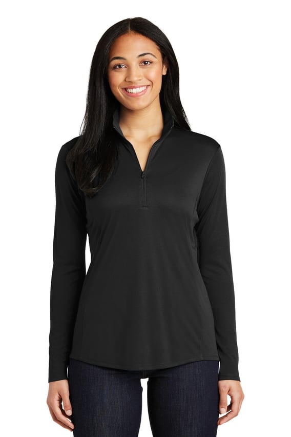 Front view of Ladies PosiCharge® Competitor 1/4-Zip Pullover