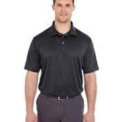 Front view of Men’s Cool & Dry Jacquard Stripe Polo