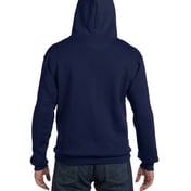 Back view of Adult Supercotton™ Full-Zip Hooded Sweatshirt