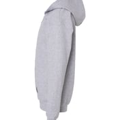Side view of Heavy Blend™ Youth Full-Zip Hooded Sweatshirt