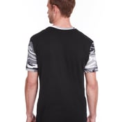 Back view of Men’s Adult Fashion Camo T-Shirt