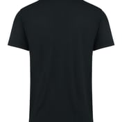 Back view of Heavyweight Traditional Short Sleeve Henley – Tall Sizes