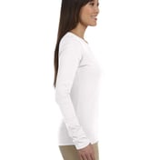 Side view of Ladies’ Classic Long-Sleeve T-Shirt