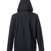 Back view of Voyage Hooded Rain Jacket