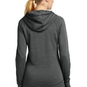 Back view of Women’s Tri-Blend Fleece Pullover Hoodie