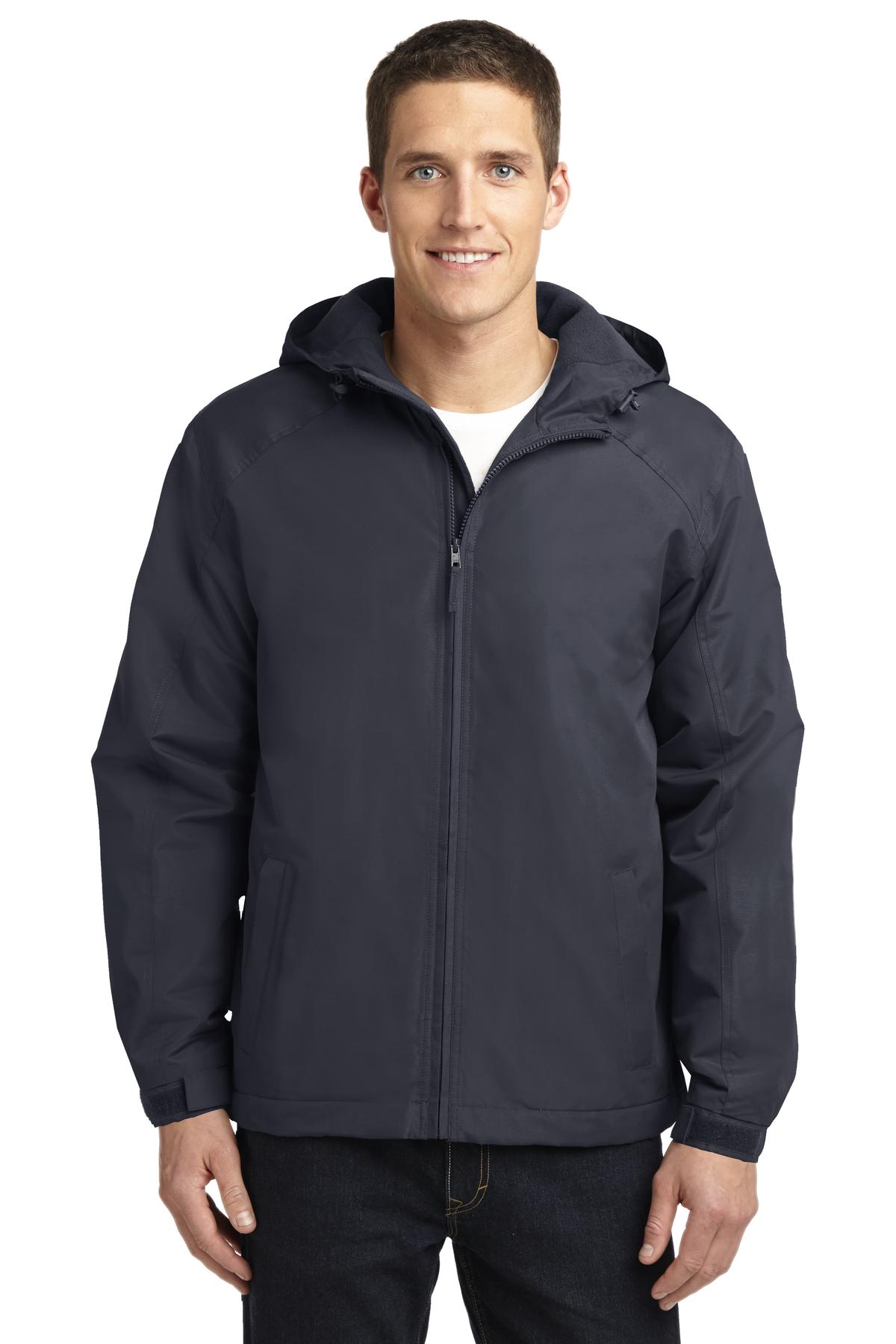 Front view of Hooded Charger Jacket