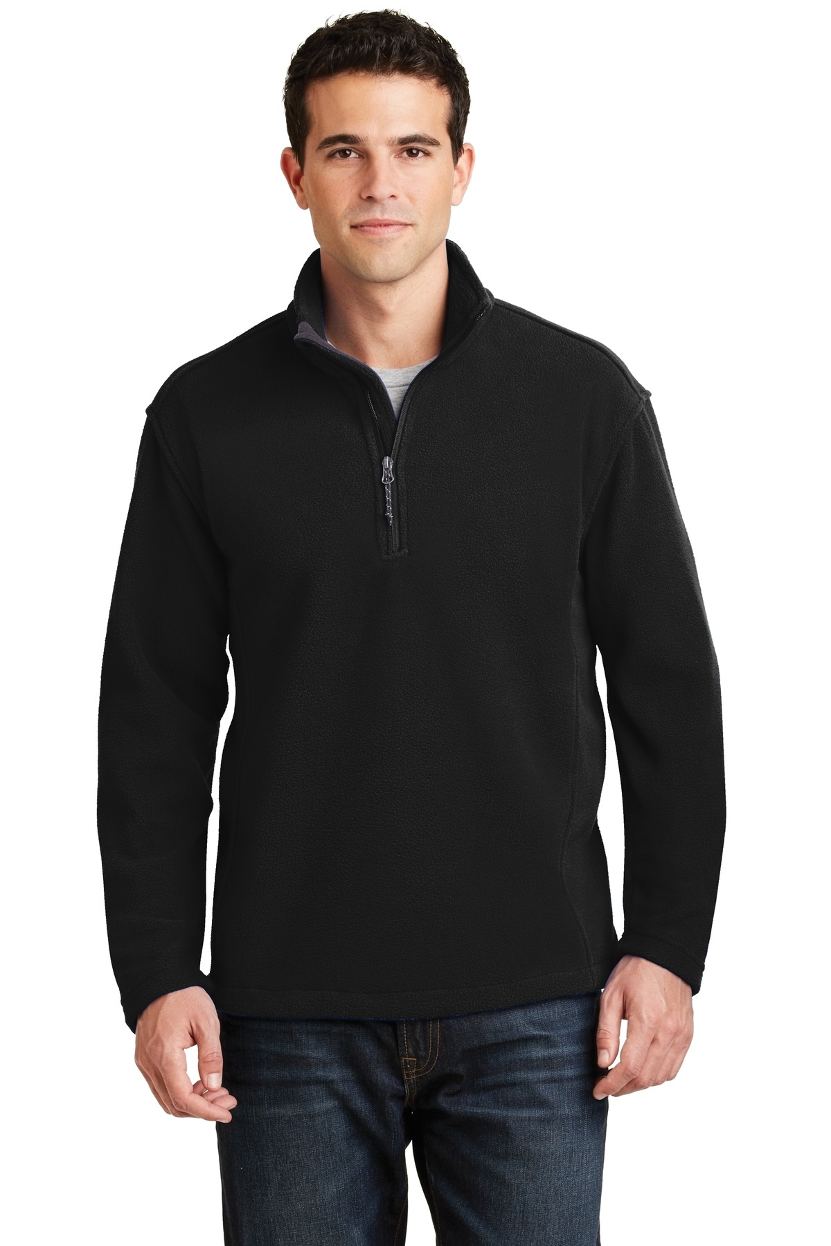 Front view of Value Fleece 1/4-Zip Pullover