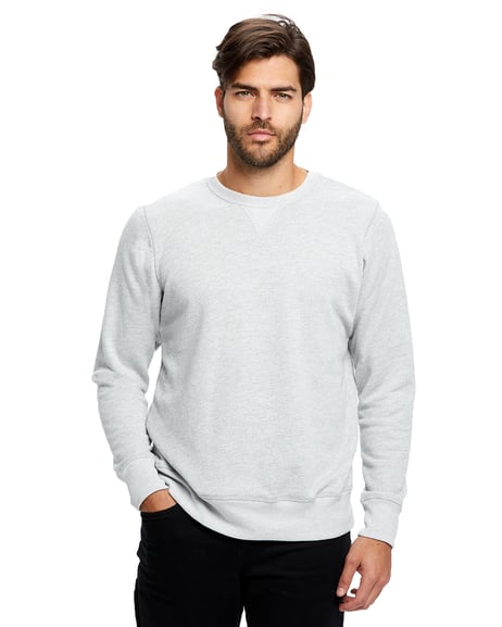 Frontview ofMen’s Long-Sleeve Pullover Crew