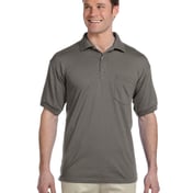 Front view of Adult 6 Oz., 50/50 Jersey Polo With Pocket