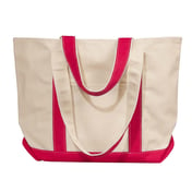 Front view of Windward Large Cotton Canvas Classic Boat Tote