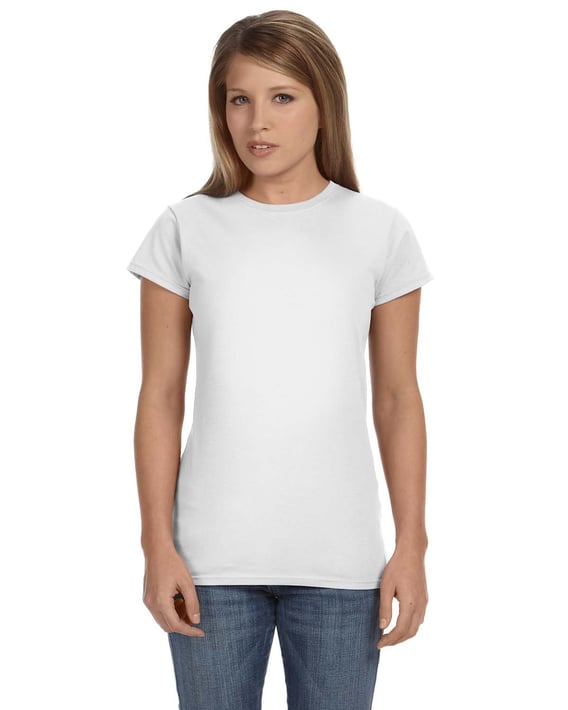 Front view of Ladies’ Softstyle® Fitted T-Shirt