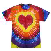 Front view of Youth Shapes Tie-Dyed T-Shirt