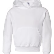 Front view of NuBlend® Youth Hooded Sweatshirt