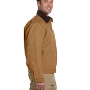 Side view of Unisex Duck Blanket Lined Jacket