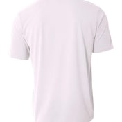 Back view of Men’s Shorts Sleeve Spun Poly T-Shirt