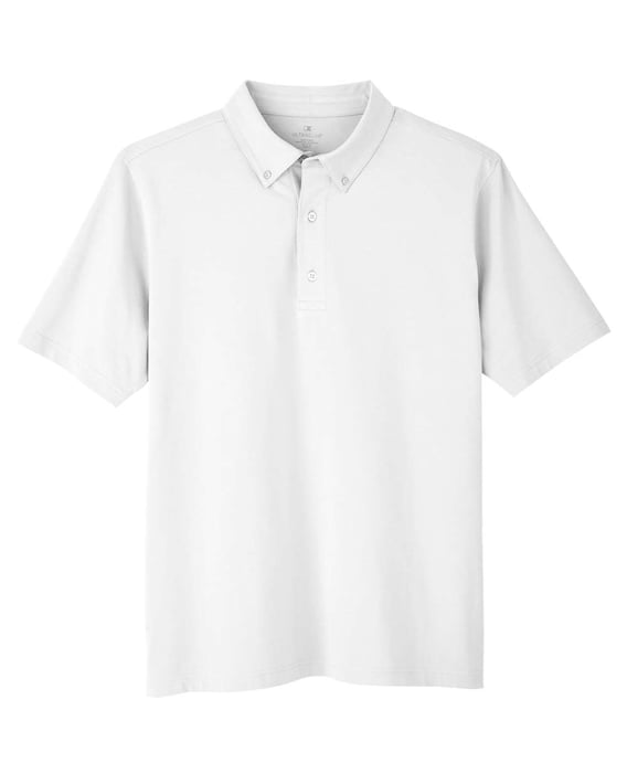 Front view of Lakeshore Stretch Cotton Performance Polo