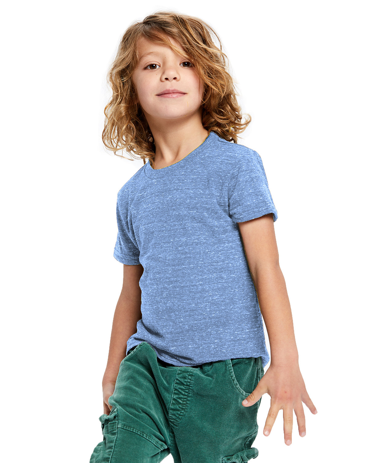 Front view of Toddler Tri-Blend Crewneck T-Shirt