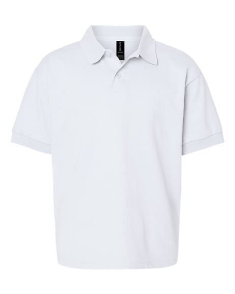 Front view of DryBlend® Youth Jersey Polo