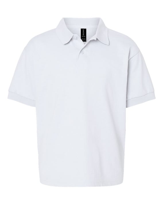 Front view of DryBlend® Youth Jersey Polo